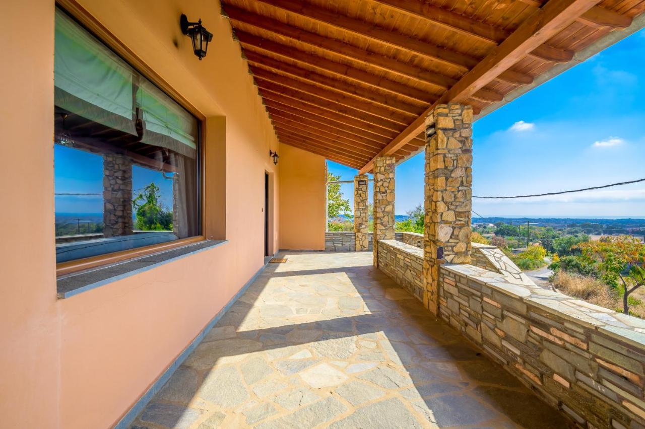 Luxurious Villa With Gorgeous View And Bbq 亚历山德鲁波利斯 外观 照片