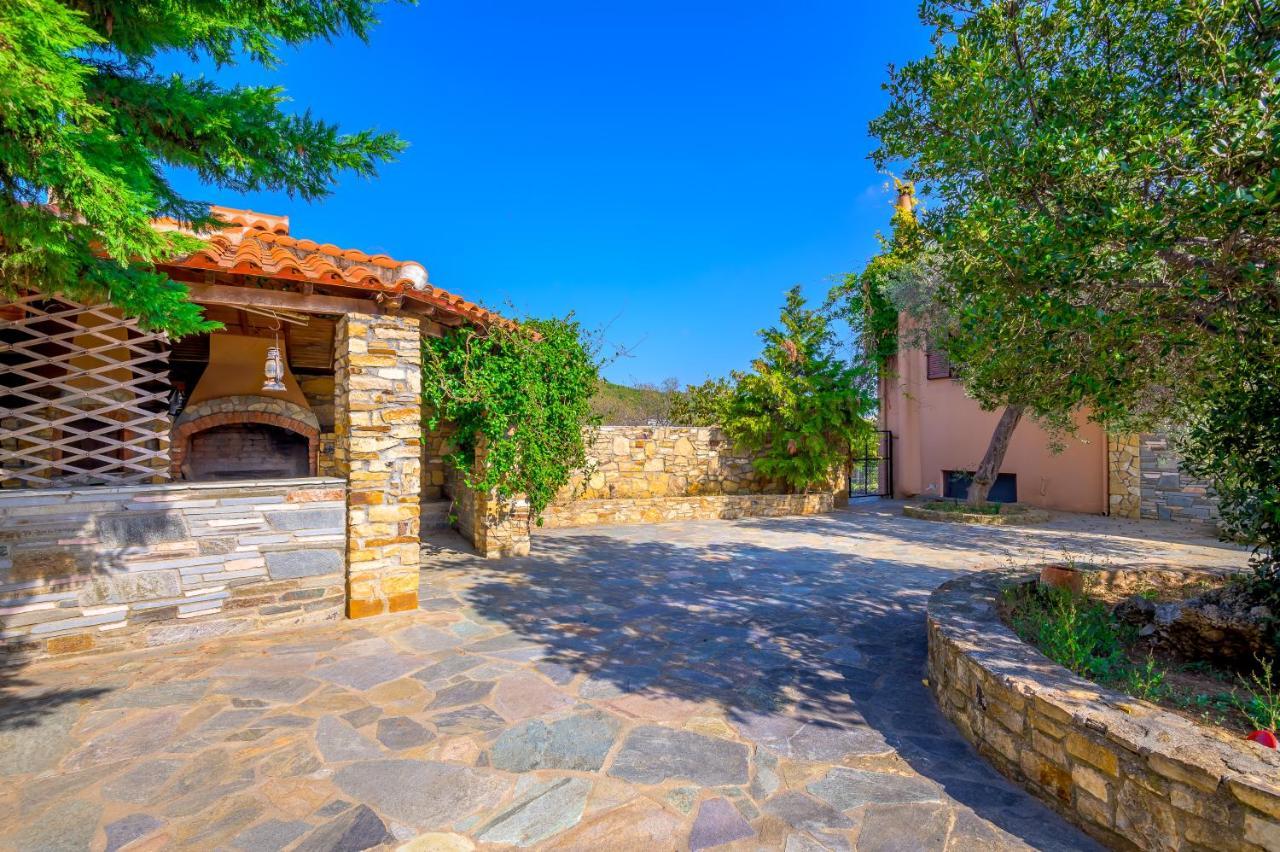 Luxurious Villa With Gorgeous View And Bbq 亚历山德鲁波利斯 外观 照片
