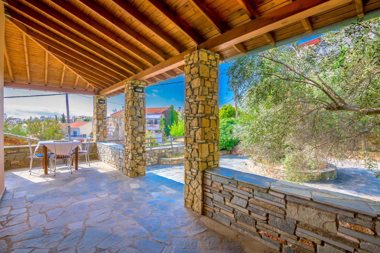 Luxurious Villa With Gorgeous View And Bbq 亚历山德鲁波利斯 外观 照片